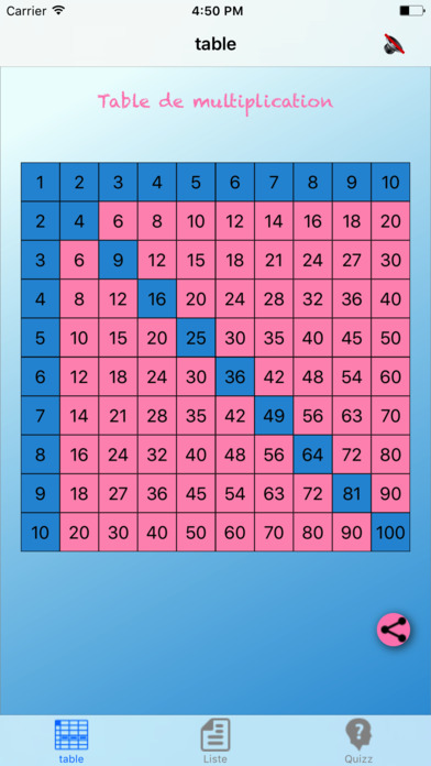 Multiplication Facile screenshot 2