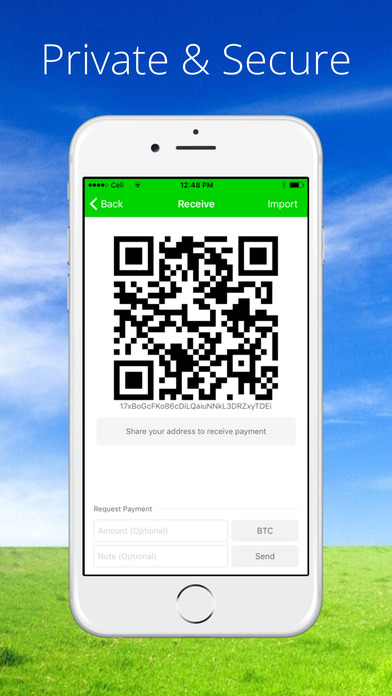 Mobile Bitcoin Wallet - Qcan screenshot 2