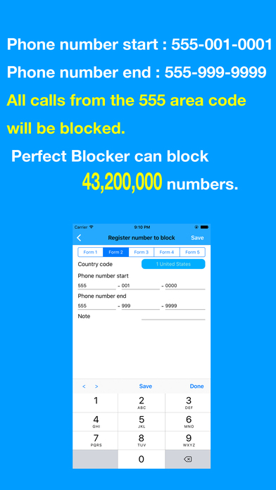 Perfect Blocker - Call Blocker screenshot 2