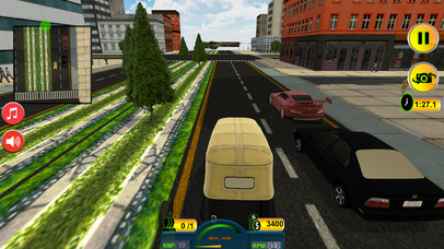 Modern City Tuk Tuk Auto Rickshaw Simulator 2017 screenshot 2
