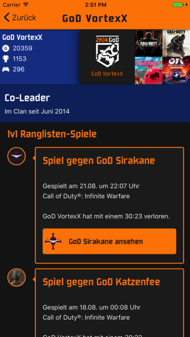 2K14GoD Clan App screenshot 3