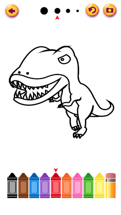Kid Dinosaur Coloring Pages screenshot 3
