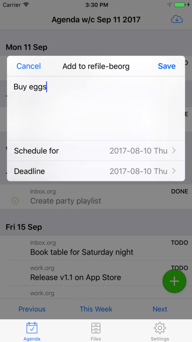 beorg: To-Do List & Agenda screenshot 4