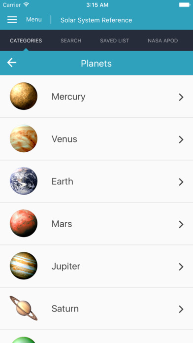 Space and Planets Guide screenshot 2