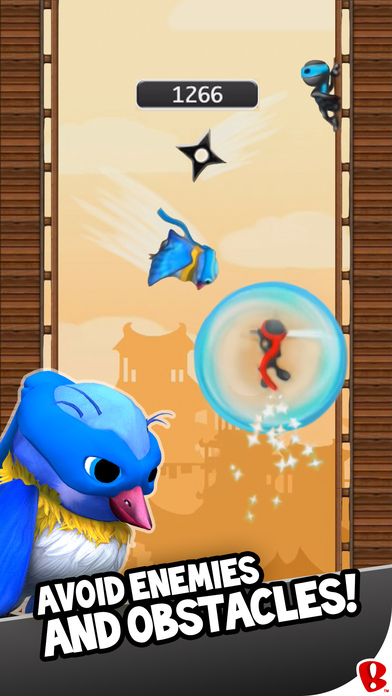 Screenshots of NinJump for iPhone