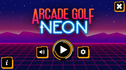 Arcade Golf: NEON screenshot 2