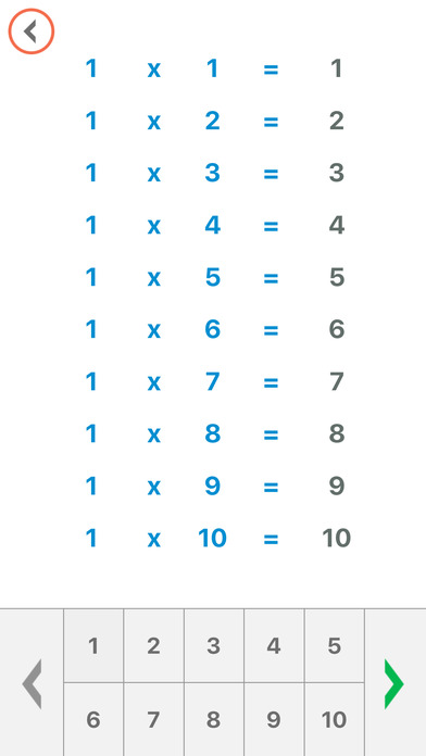 Times Table - Multiplication screenshot 2