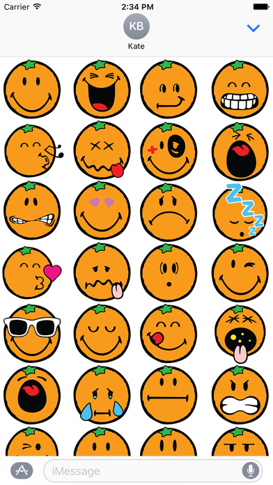 Smiley Orange Pack screenshot 2