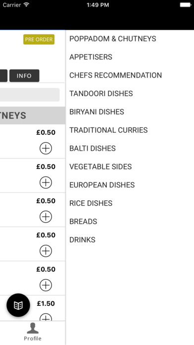 De Ja Vu Exotic Indian Cuisine screenshot 2