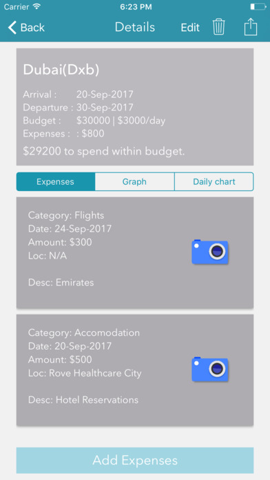 Travel bud - Travel budget tracker screenshot 3