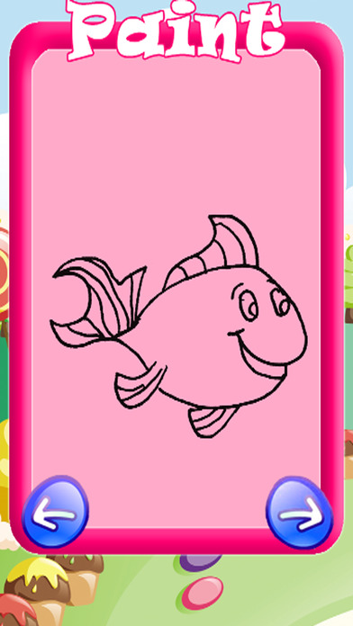 Coloring Guppy Fish Book Education Pages screenshot 2