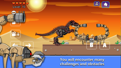 T-Rex Dinosaur Fossils Robot Age screenshot 3