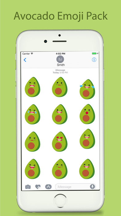 Avacado Emoji Stickers screenshot 3