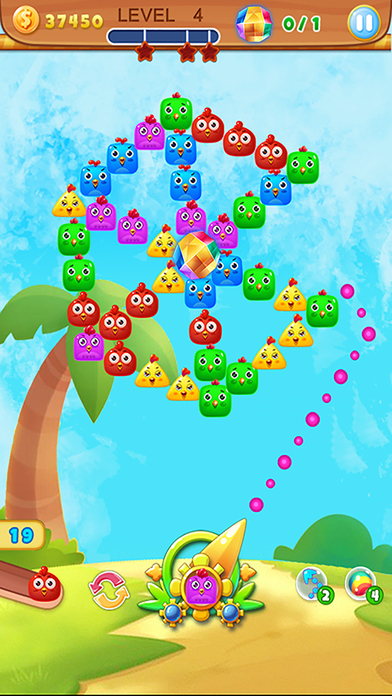 Bubble Games  -  Birds Shooter Games 2017 screenshot 2