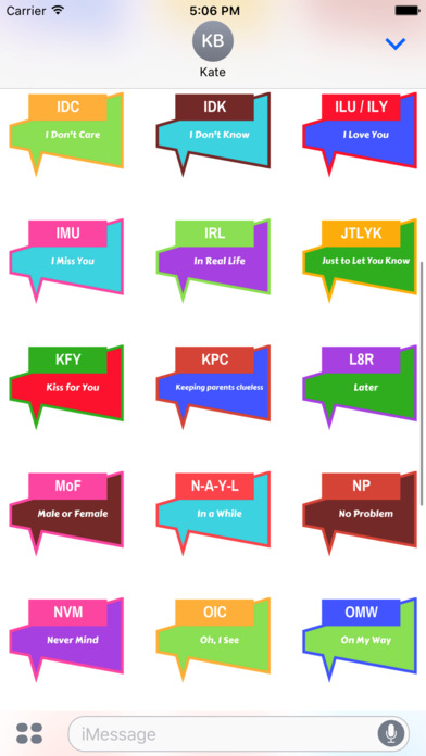 Slang Words Stickers screenshot 2