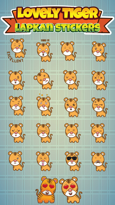 Sticker Me Lovely Tiger screenshot 4