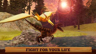Flying Pterodactyl Dino Wildlife 3D screenshot 2