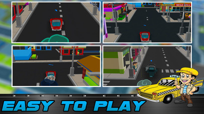 Blocky Pixel Taxi 2k17 screenshot 3