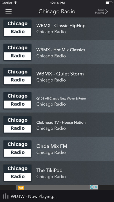 Chicago Streaming Radio Stations screenshot 3
