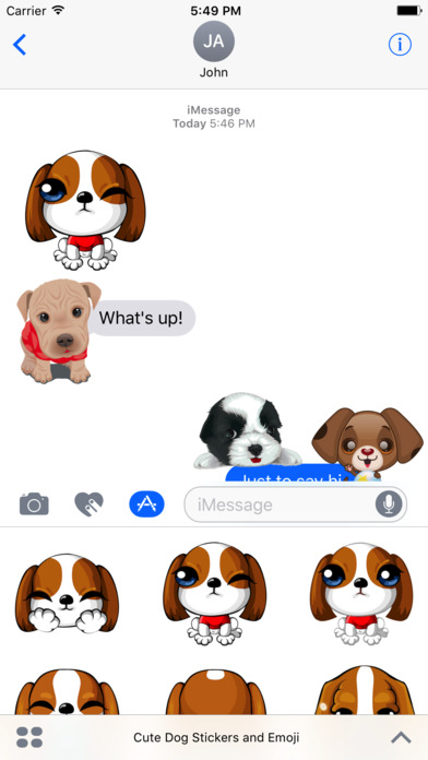 Cute Dog Stickers & Emoji screenshot 4
