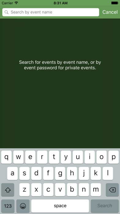 SPDR Events screenshot 2