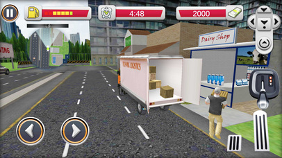Drive Thru Supermarket 3D - Cargo Delivery Truck screenshot 2