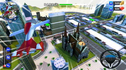 Flying Robot Transformation: Real Battle Bots screenshot 4