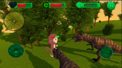 Apes Vs Dinosaur - Throne War screenshot 2