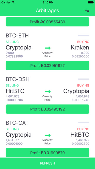 Crypto Arbitrage Scanner screenshot 3