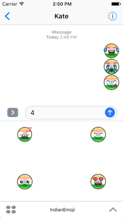 Indian Emoji screenshot 2