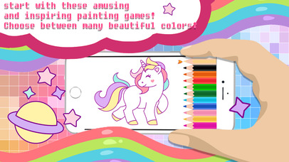 Magic Pegasus Coloring Book -  Create a character screenshot 3