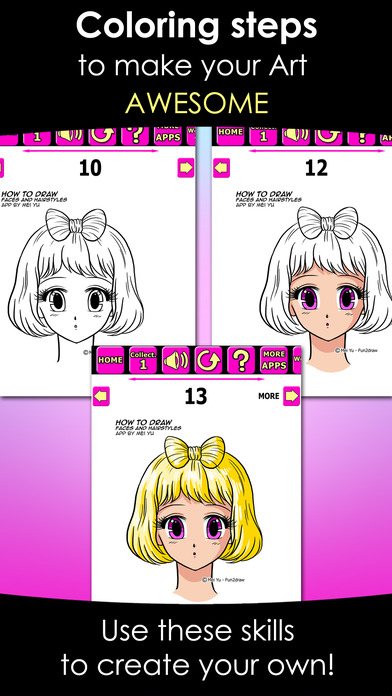 How to Draw Easy Faces and Hairstyles screenshot 3