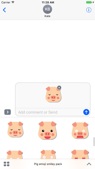 Pig emoji - Swine stickers screenshot 4