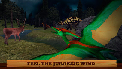 Flying Pterodactyl Dino Wildlife 3D screenshot 4