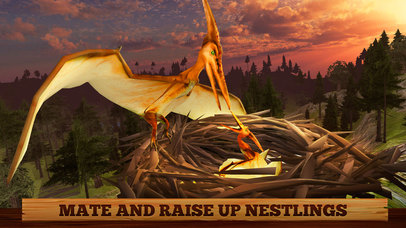 Flying Pterodactyl Dino Wildlife 3D screenshot 3