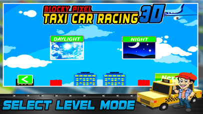 Blocky Pixel Taxi 2k17 screenshot 4