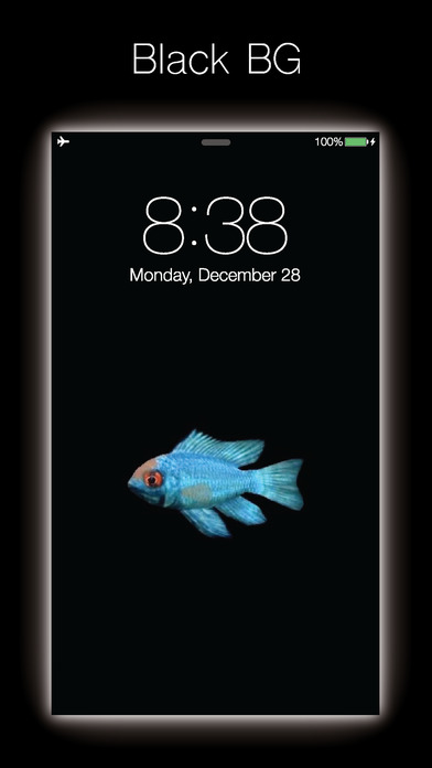 Live Fish - Live Wallpapers for Fish with Black BG screenshot 2