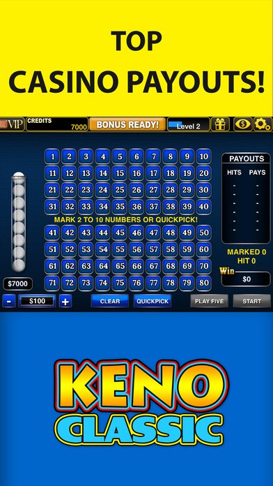 Keno Classic - Vegas Keno Game screenshot 4