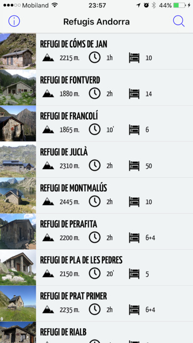 Refugios Andorra screenshot 2