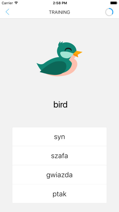 LearnEasy - app for learning Polish words screenshot 2