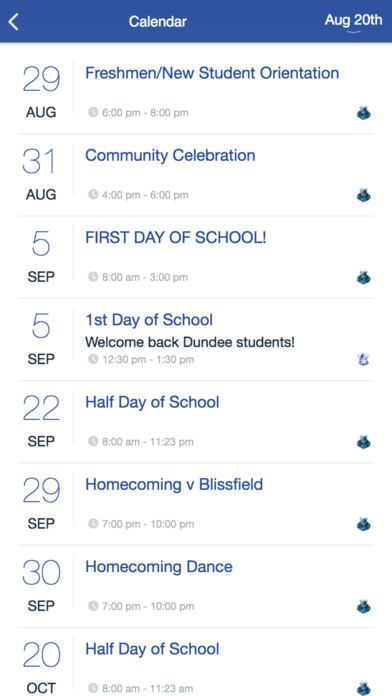 Dundee Community Schools screenshot 2