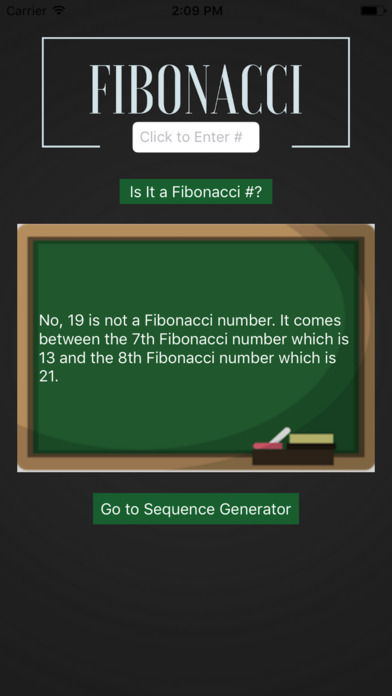 Fibonacci Generator screenshot 3