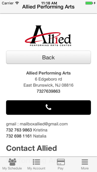Allied Performing Arts screenshot 3