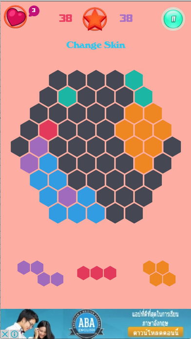 Hexa Brick Puzzle ++ screenshot 2