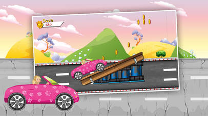 Sweet Girl Car Traffic Racing screenshot 2