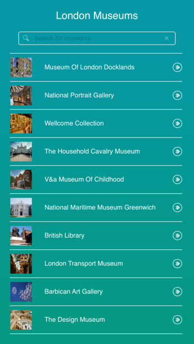 London Museums screenshot 2