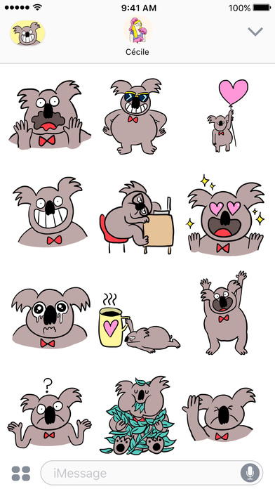 Jimmy The Koala – Sticker Keyboard screenshot 3