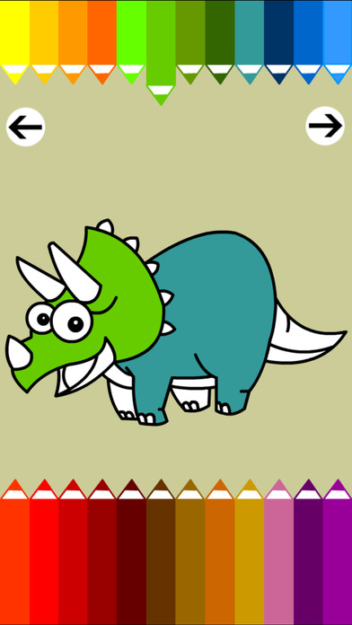 恐龙画画游戏-趣涂色游戏 screenshot 2