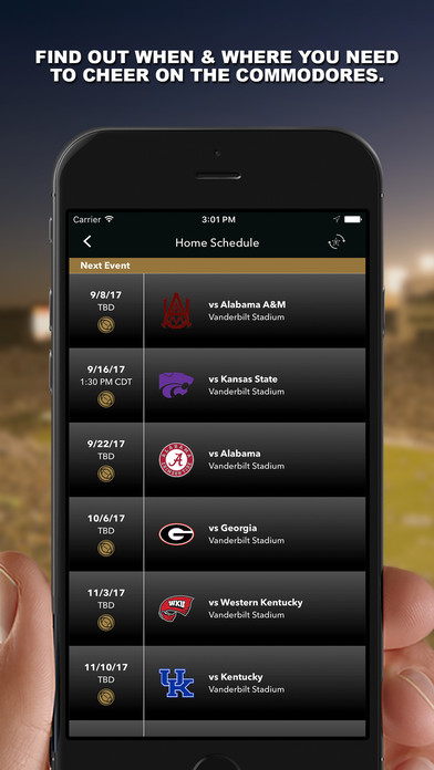 Vanderbilt Athletics screenshot 2