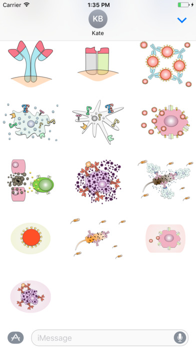 Immunology Cells Sticker Pack screenshot 4